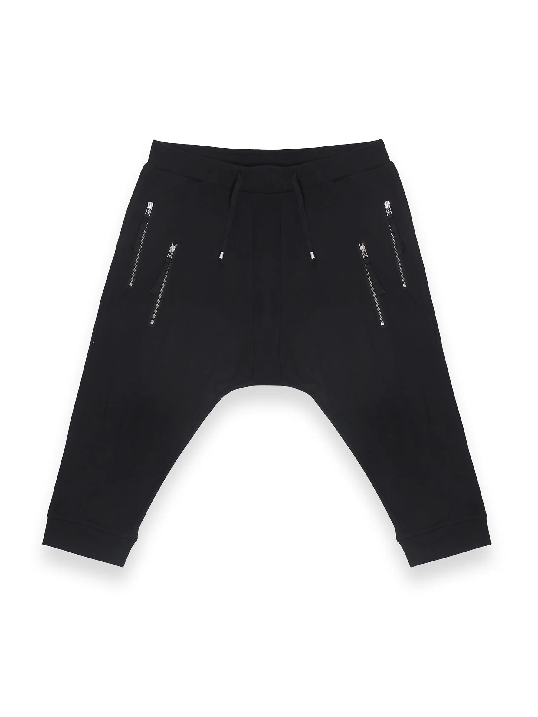 3/4 Length Joggers With Double Zips
