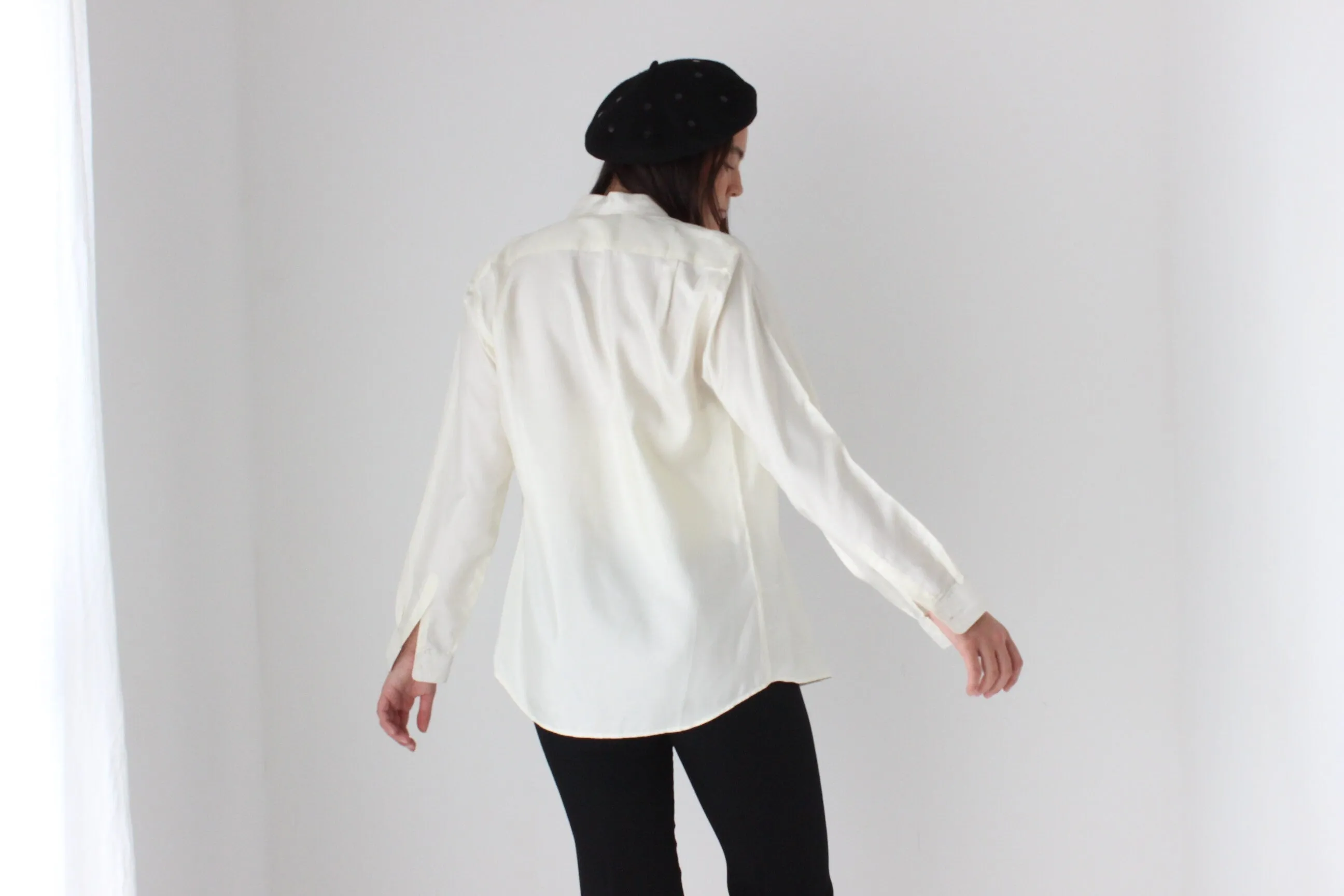 80s Crisp Sateen Shirt