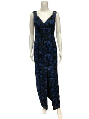 Aiden Mattox Long Lace Pattern Size: 0