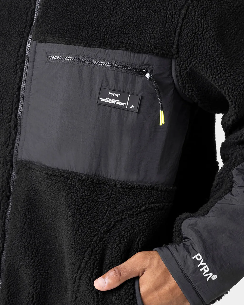 ALPINE FLEECE JACKET BLACK