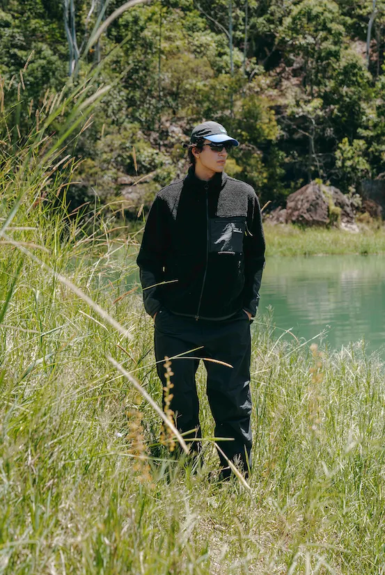 ALPINE FLEECE JACKET BLACK