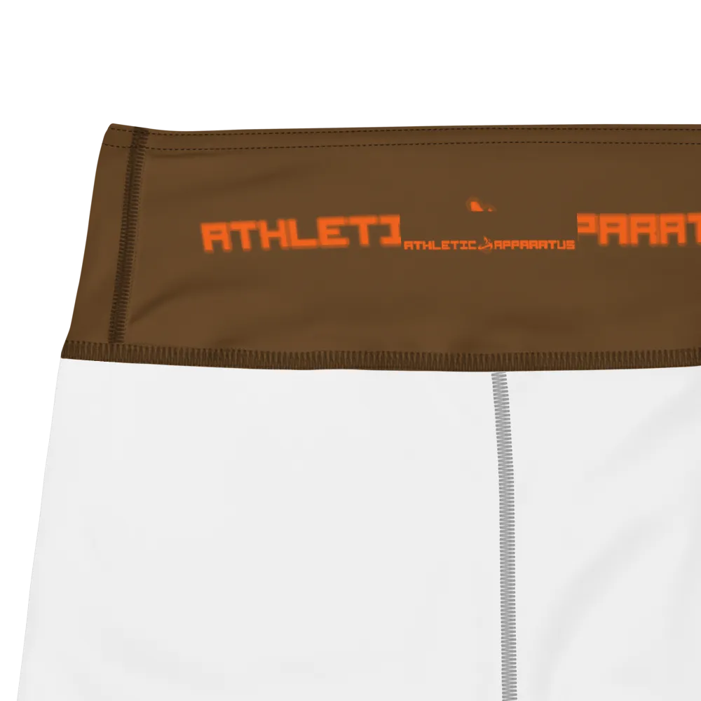Athletic Apparatus Brown Orange logo V3 Yoga Leggings Product