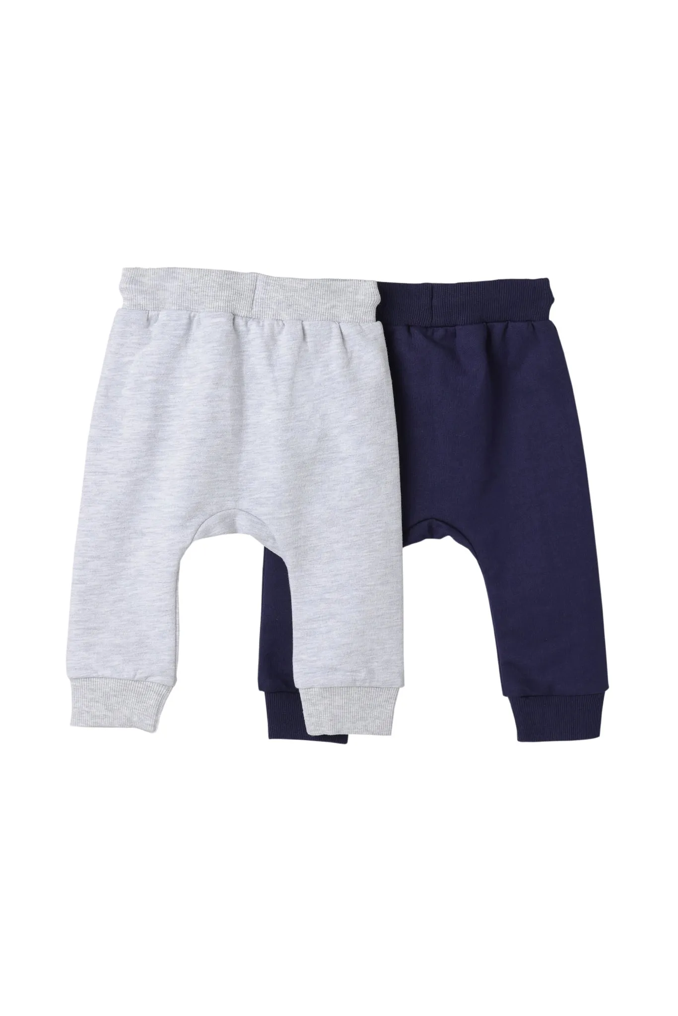 Baby Boys Joggers Pack of 2 made of Pure Cotton Fabric