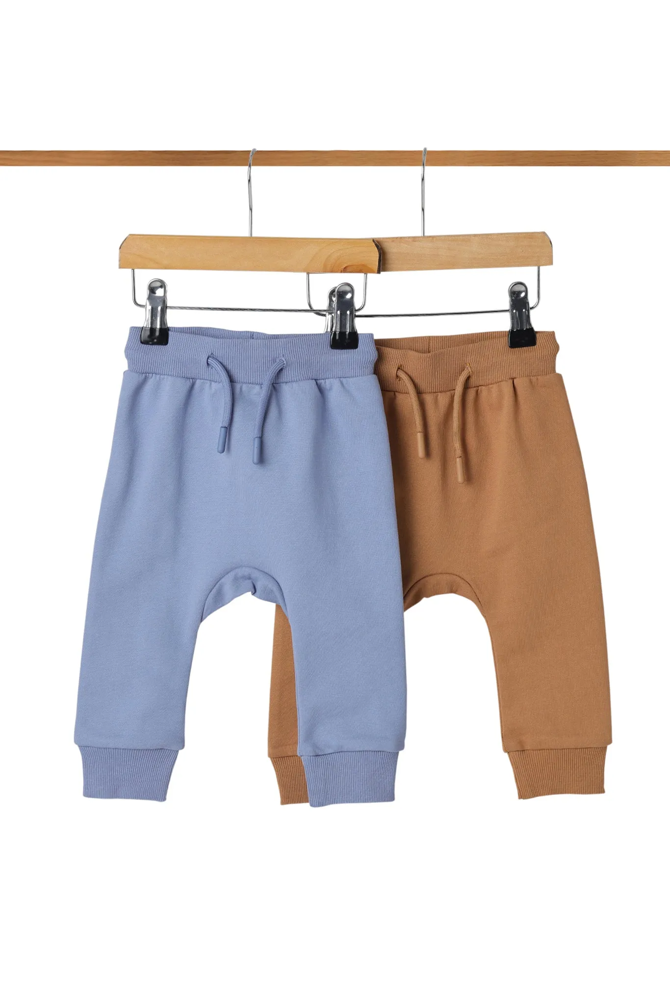 Baby Boys Joggers Pack of 2 made of Pure Cotton Fabric