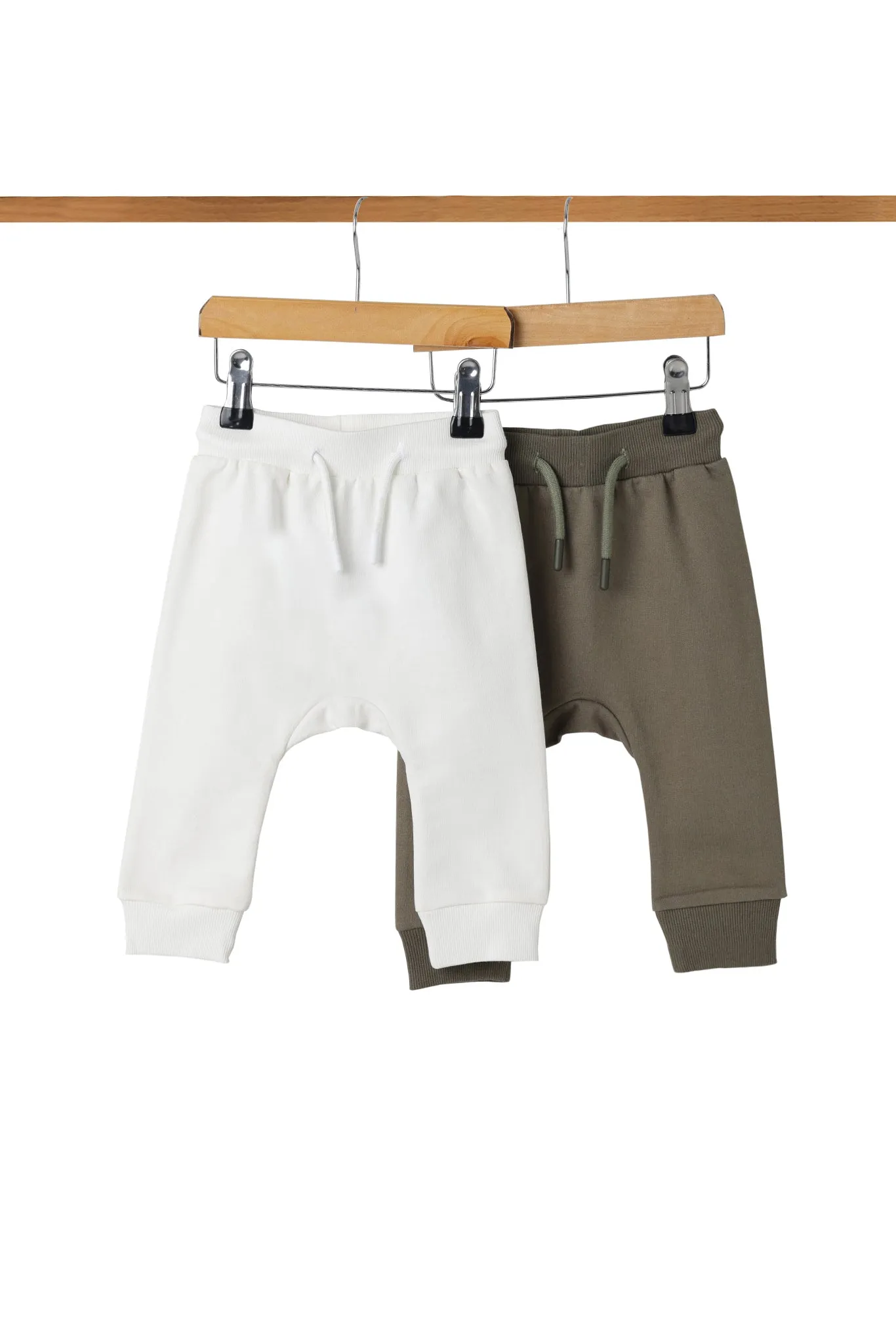 Baby Boys Joggers Pack of 2 made of Pure Cotton Fabric