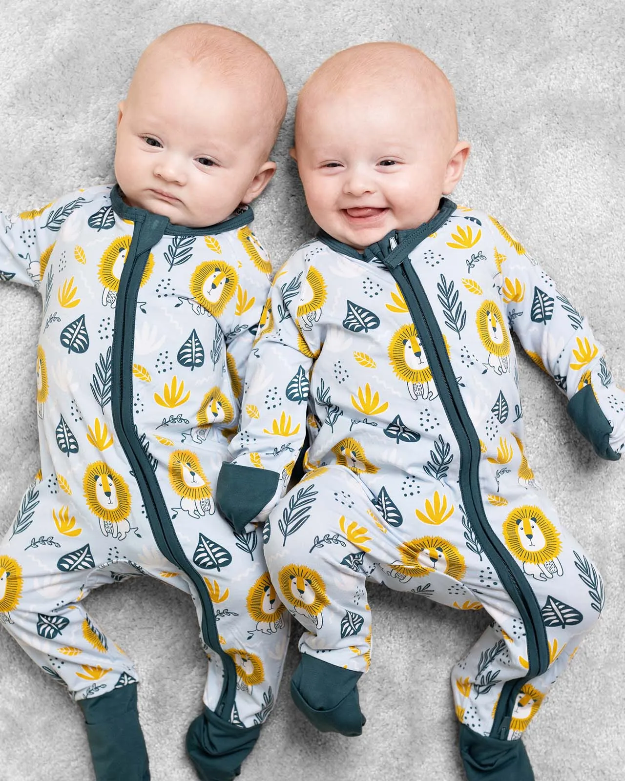 BABYGO® Lion Zip Sleepsuit