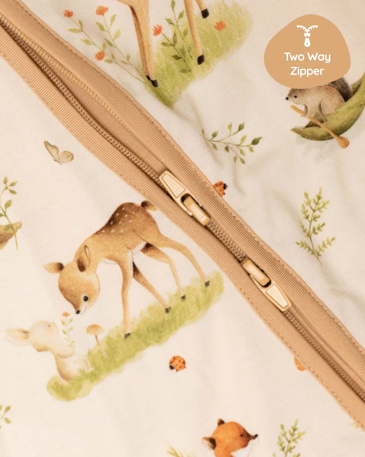 BABYGO® Woodland Zip Sleepsuit