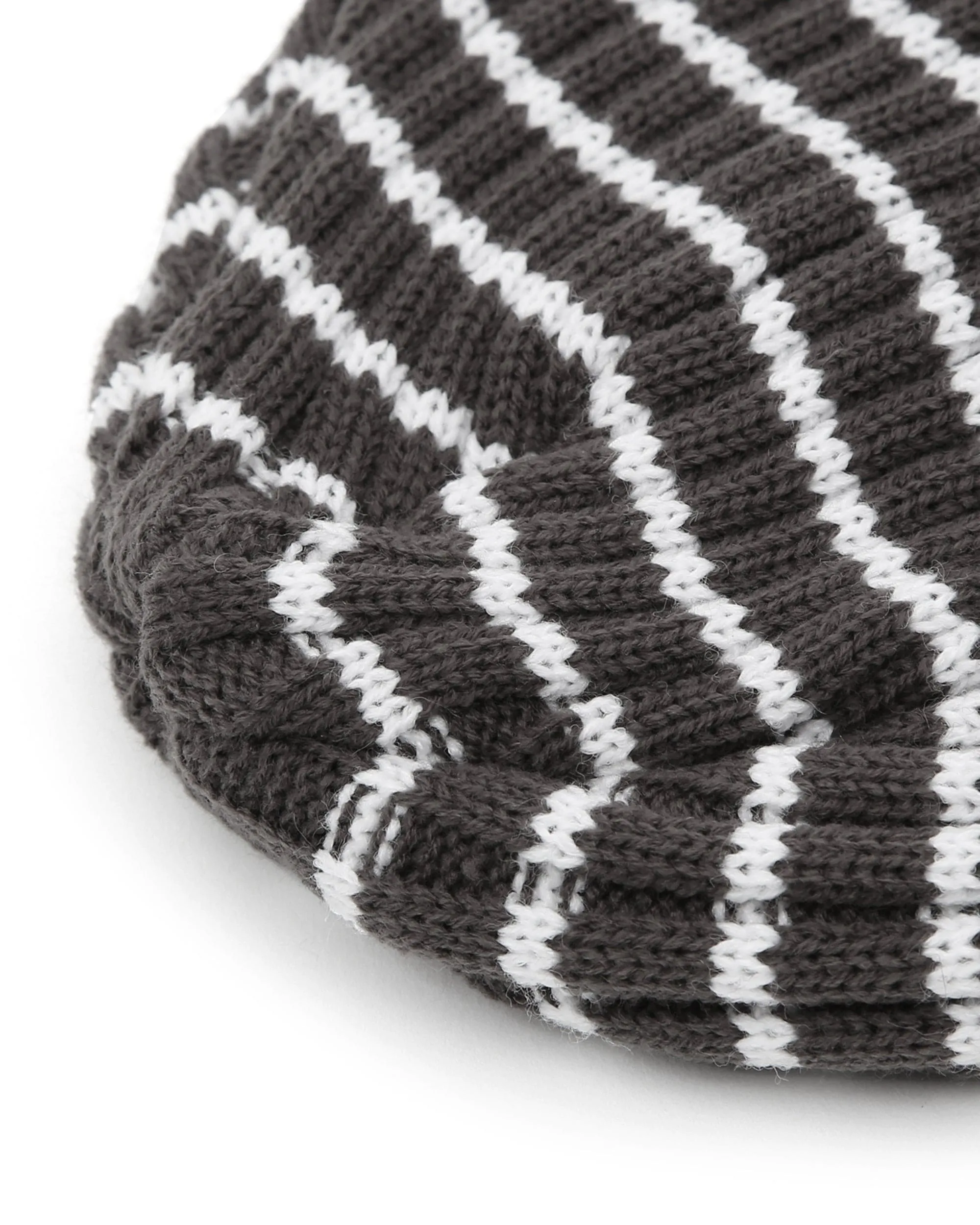 BEANIE / PIN STRIPE / CHARCOAL