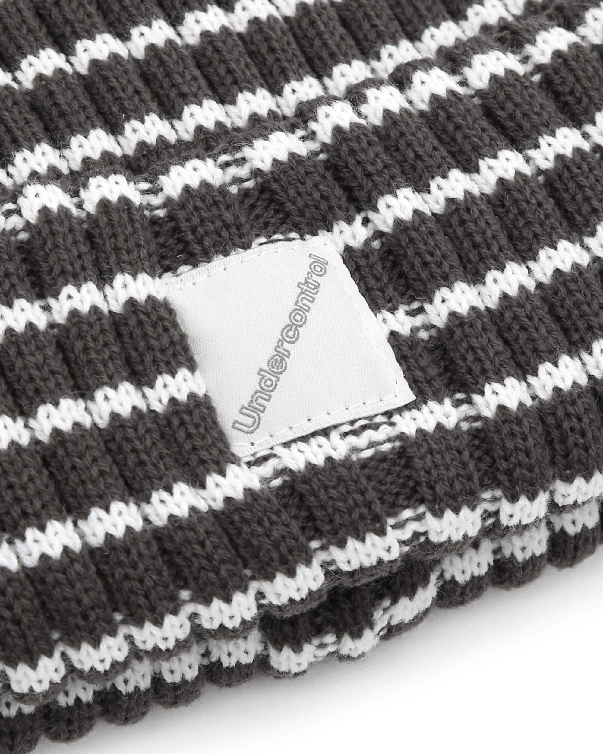 BEANIE / PIN STRIPE / CHARCOAL