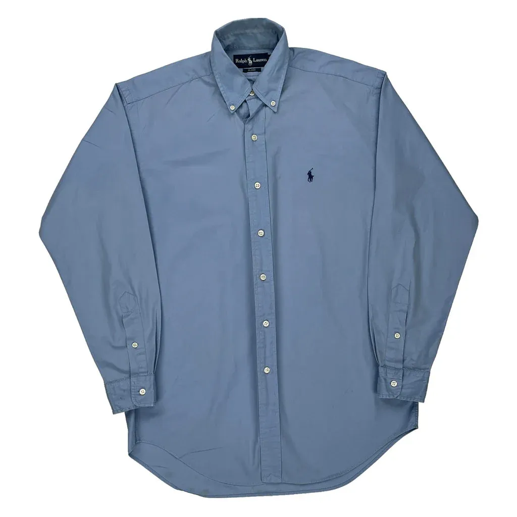 Blake Ralph Lauren Shirt - Small Blue Cotton