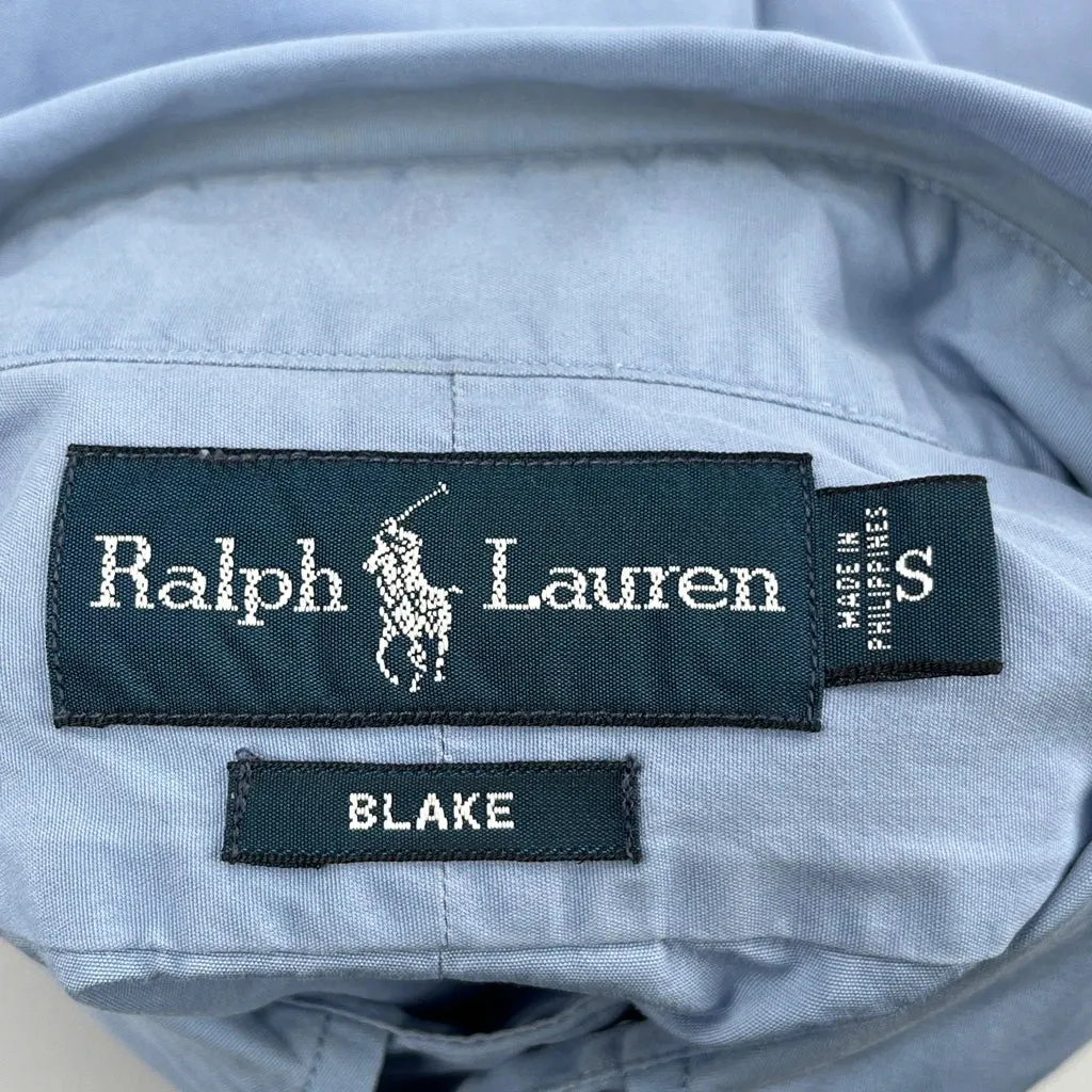 Blake Ralph Lauren Shirt - Small Blue Cotton