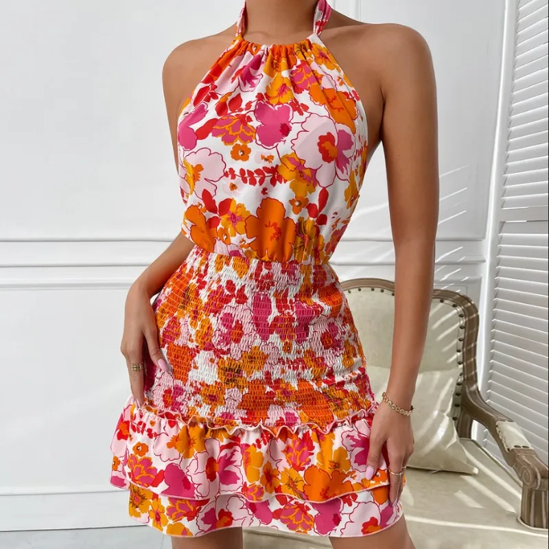 Bohemian Beachy Resort Style Summer Dress