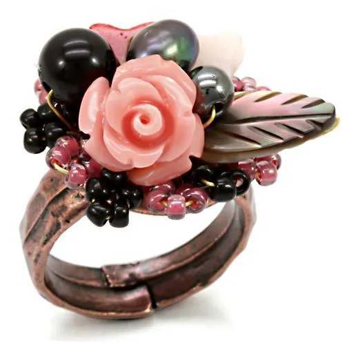 Brass Ring Assorted Multi LOA596 for Women Style Antique