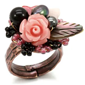 Brass Ring Assorted Multi LOA596 for Women Style Antique
