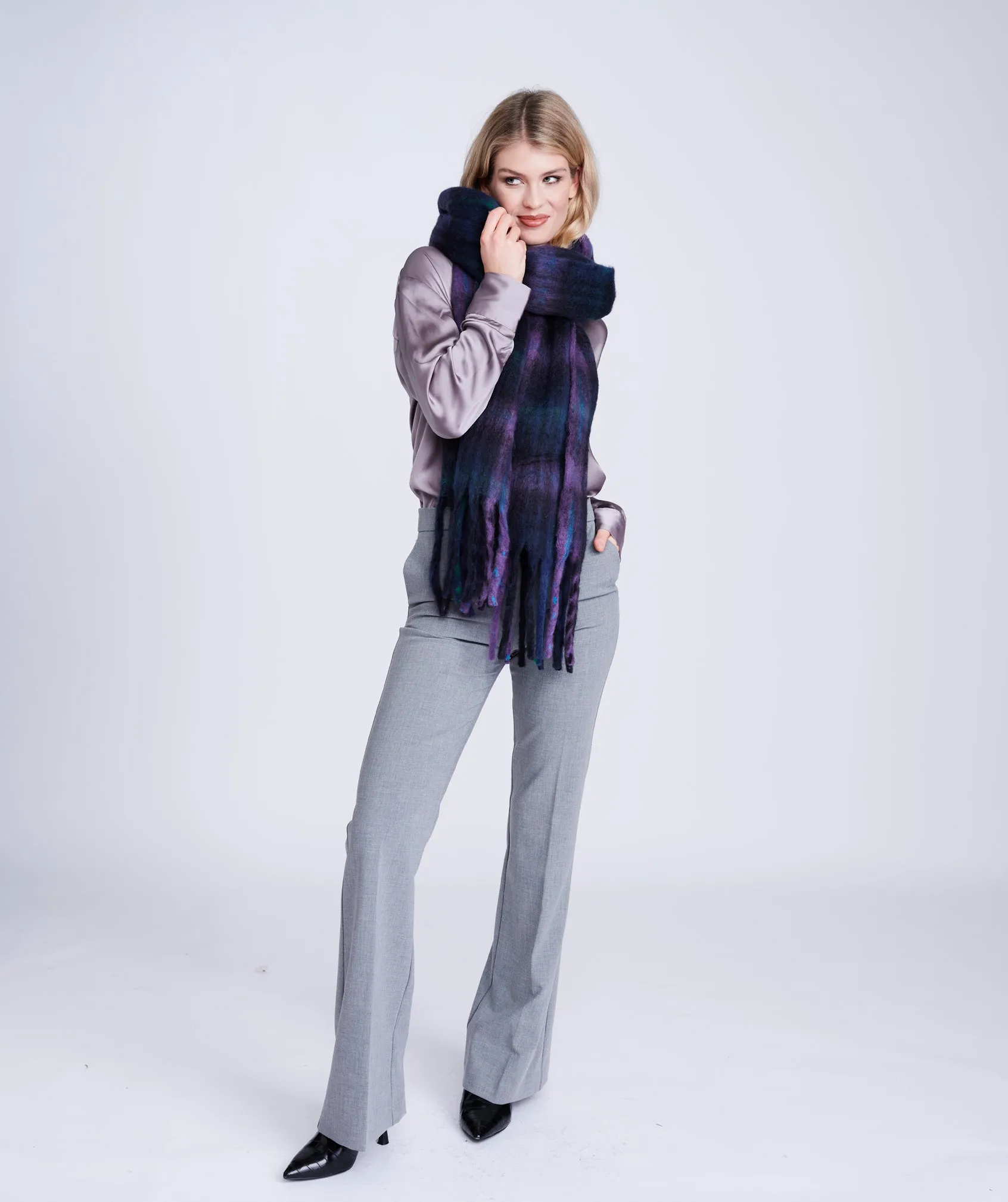 Camila Scarf - Navy