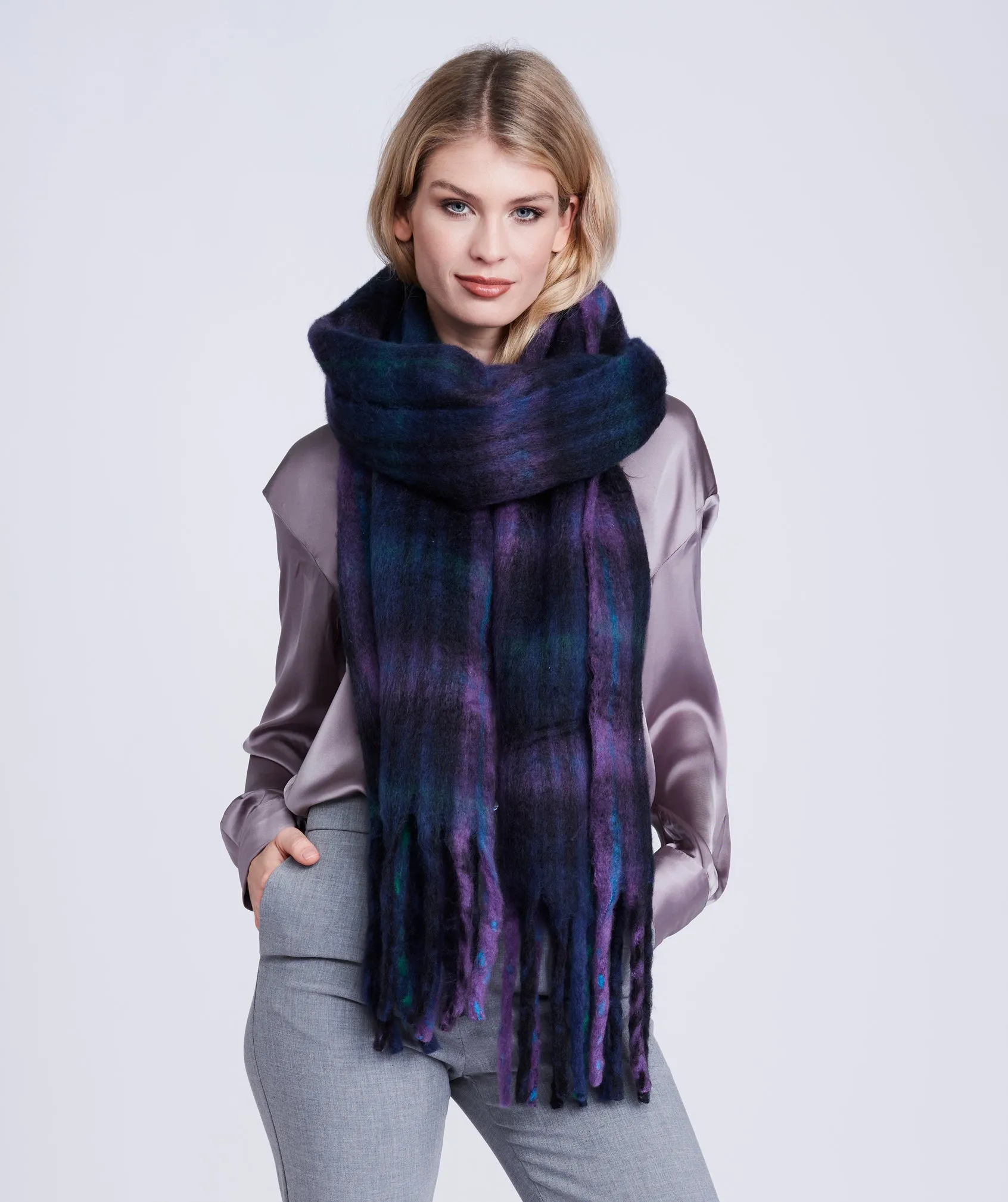 Camila Scarf - Navy