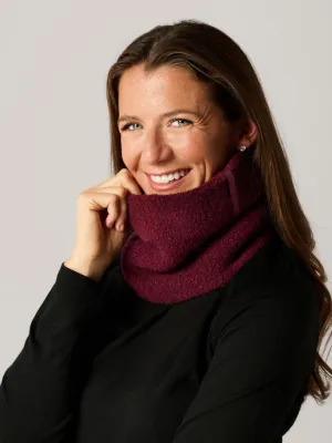 Camilla Wool Neckwarmer Burgundy