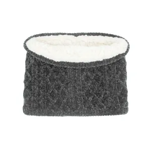 Chenille Neck Snood - Grey
