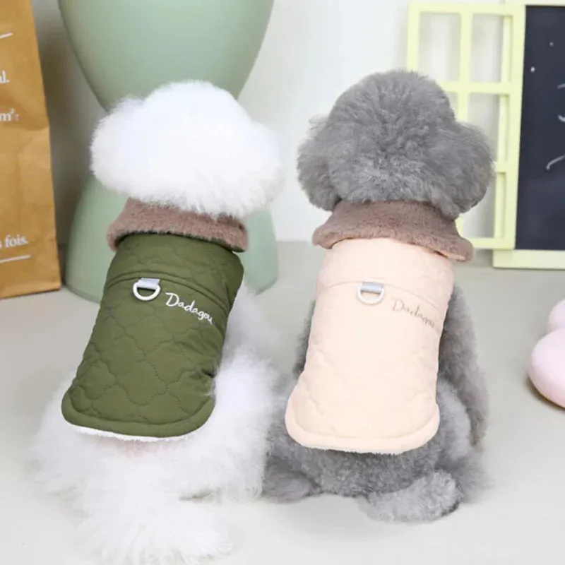 Cozy Fleece Winter Jacket for Small & Medium Dogs