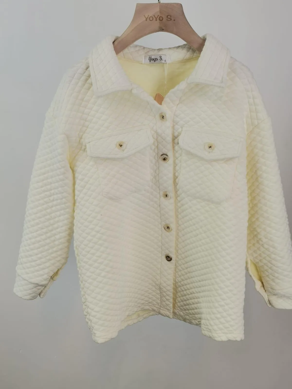 Cream Adriana Shacket
