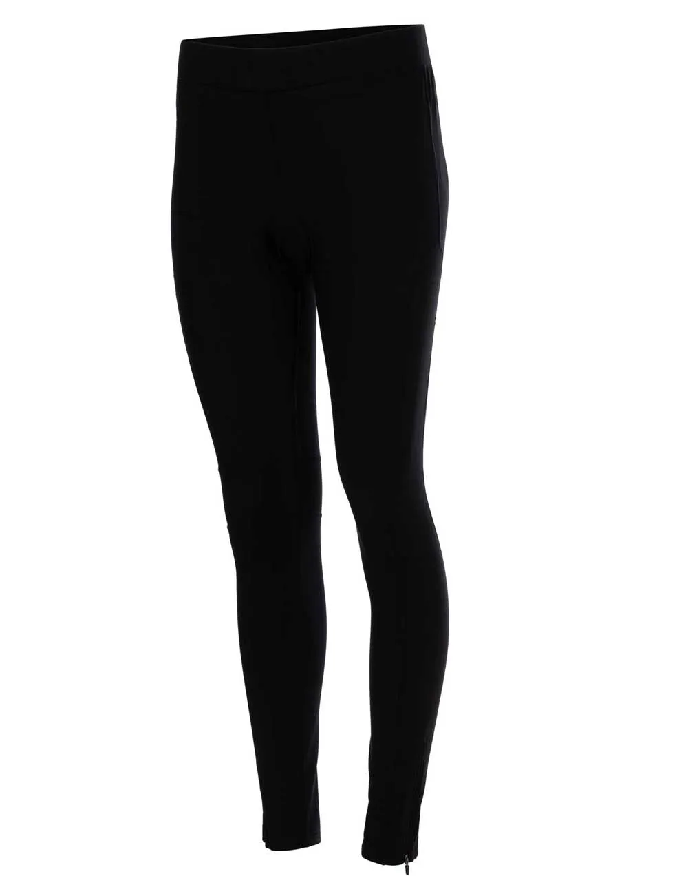 Damen Thermo Fahrradhose Lang Schwarz Setprodukt