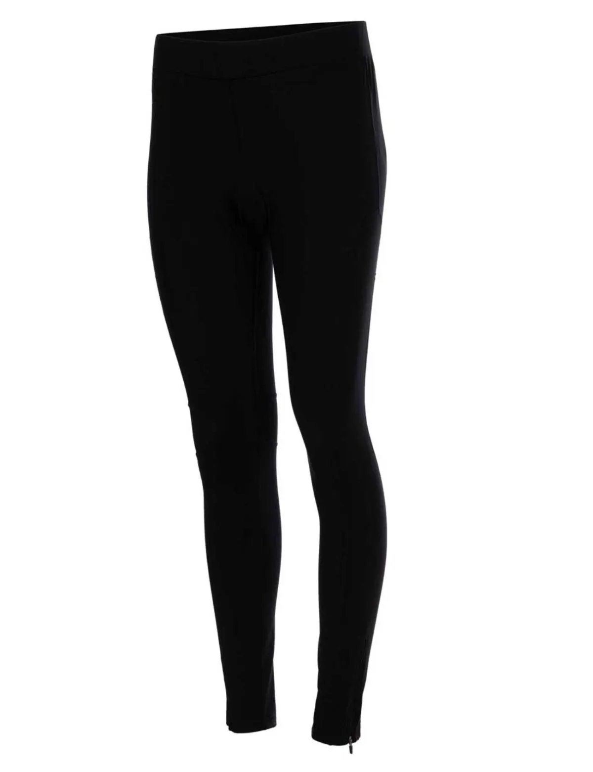 Damen Thermo Fahrradhose Lang Schwarz