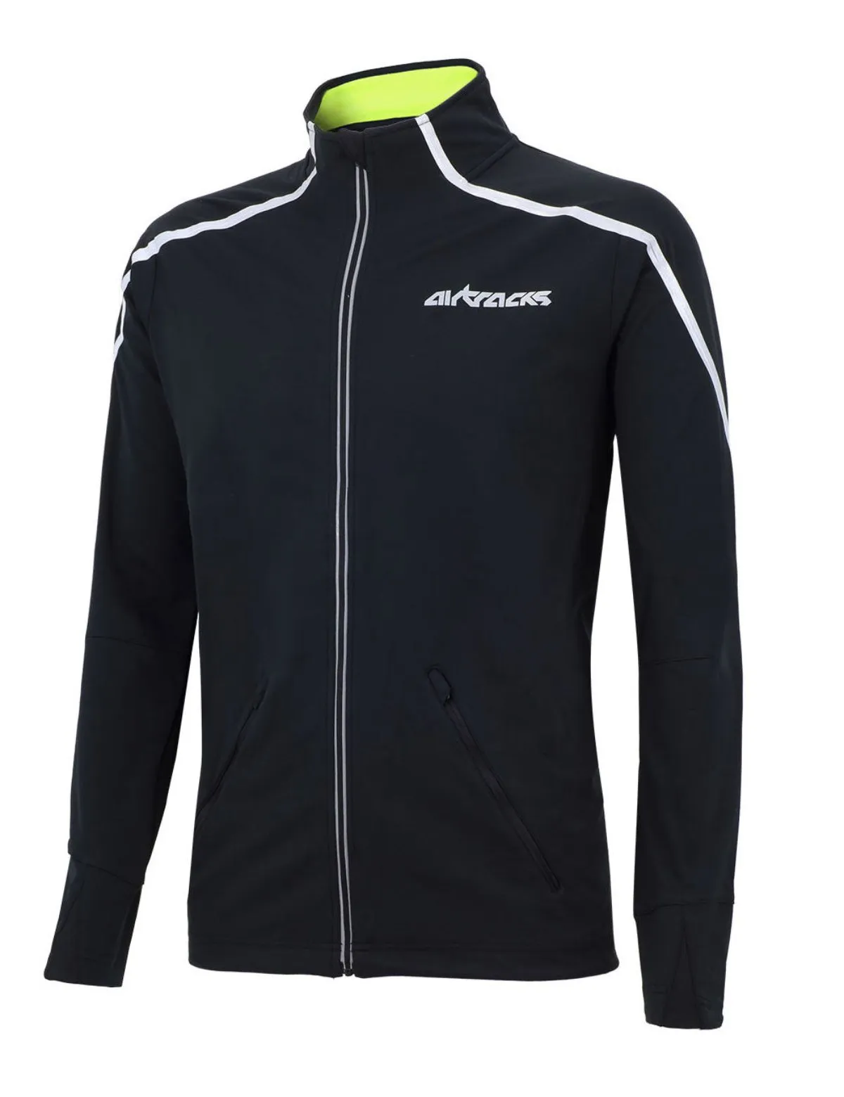 Damen Thermo Fahrradjacke / Laufjacke Air Tech Schwarz Setprodukt