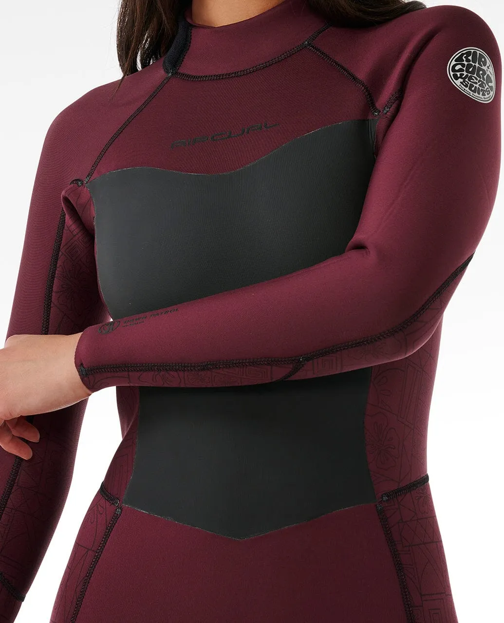 Dawn Patrol 4/3mm Back Zip Sublimed - Plum (2024)