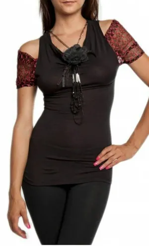 Elegant lady fierce top