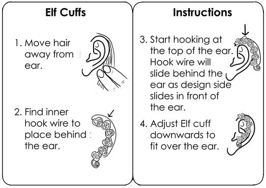 Elf Cuff Triangle Wire Wrap - Gold