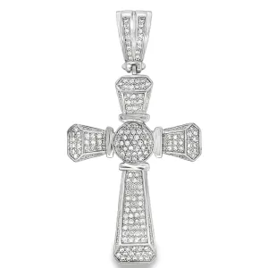 Fashion Cross CZ Iced Out Pendant