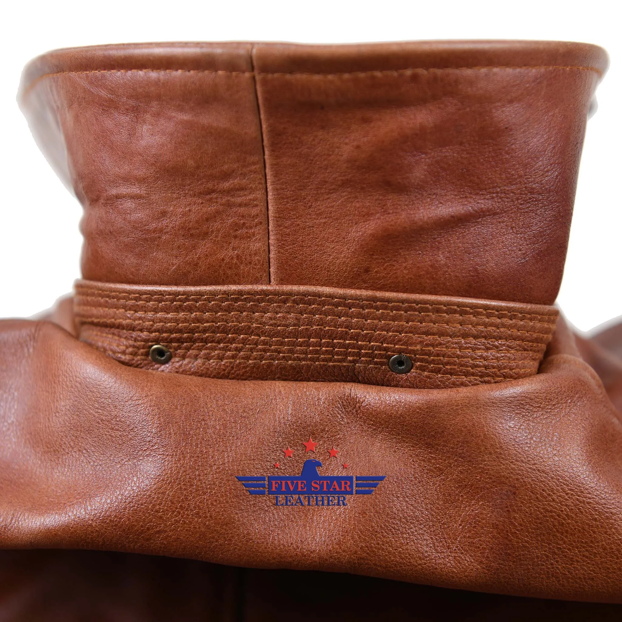 FiveStar Leather Men Road Master Half Belt Horse Hide Visky Brown leather