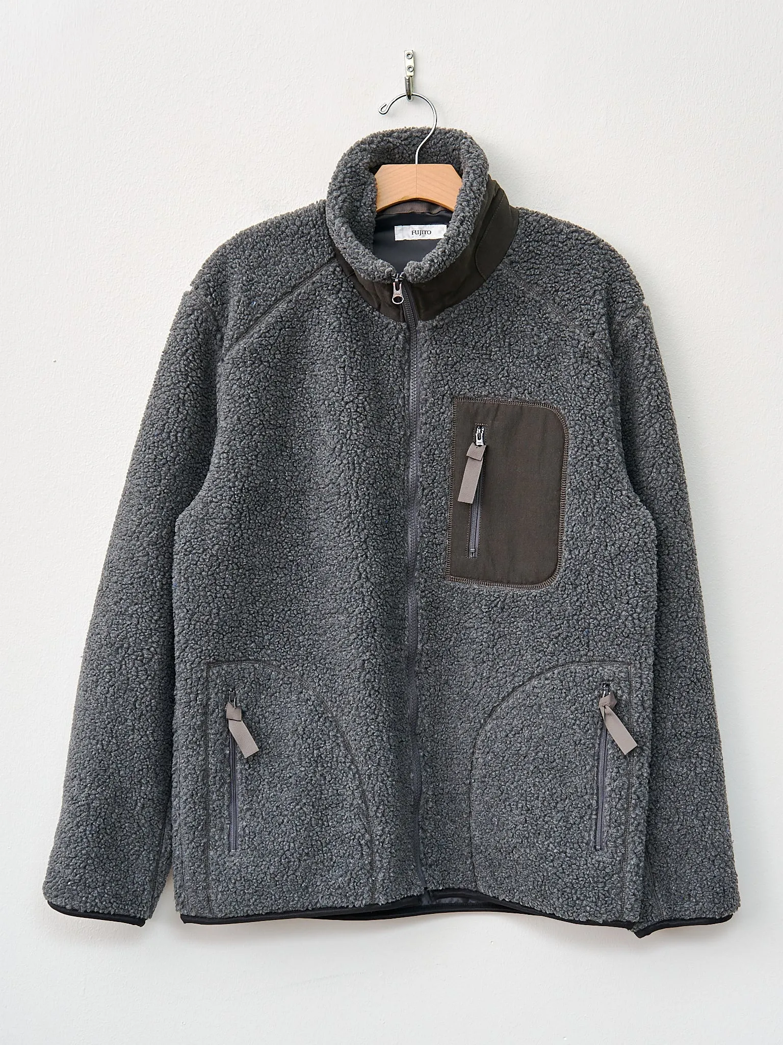 Fleece Blouson - Charcoal