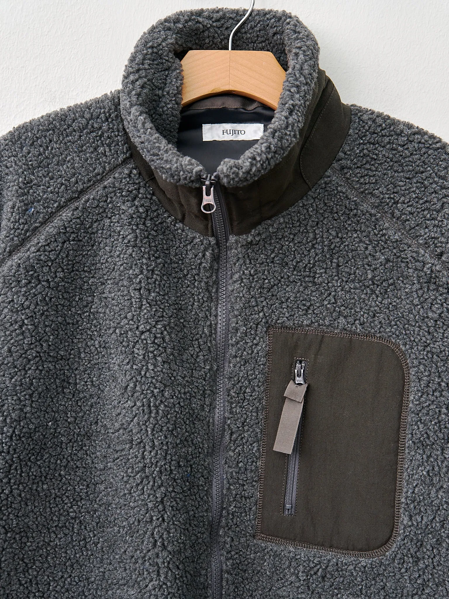 Fleece Blouson - Charcoal