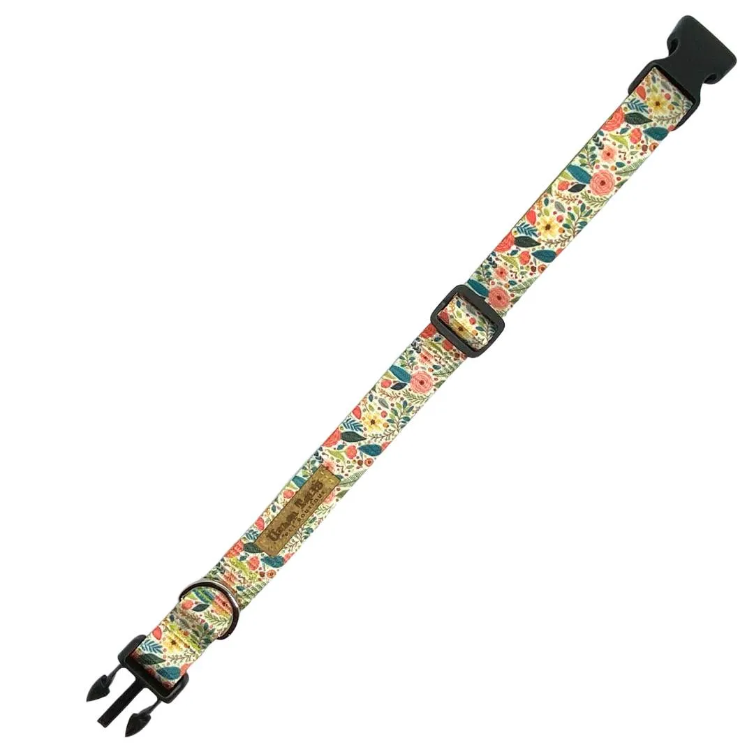 Floral Garden Dog Collar