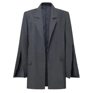 FRAY DECONSTRUCTED BLAZER GREY