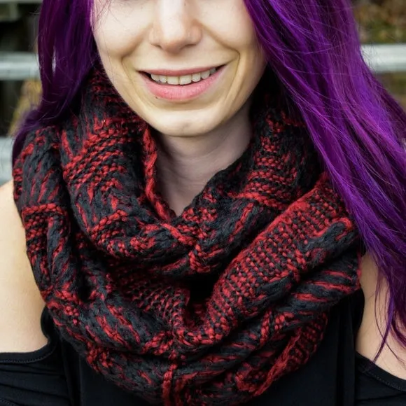 Garnet Soft Infinity Scarf