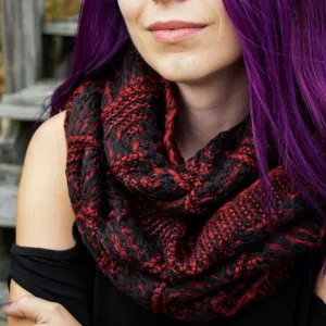 Garnet Soft Infinity Scarf