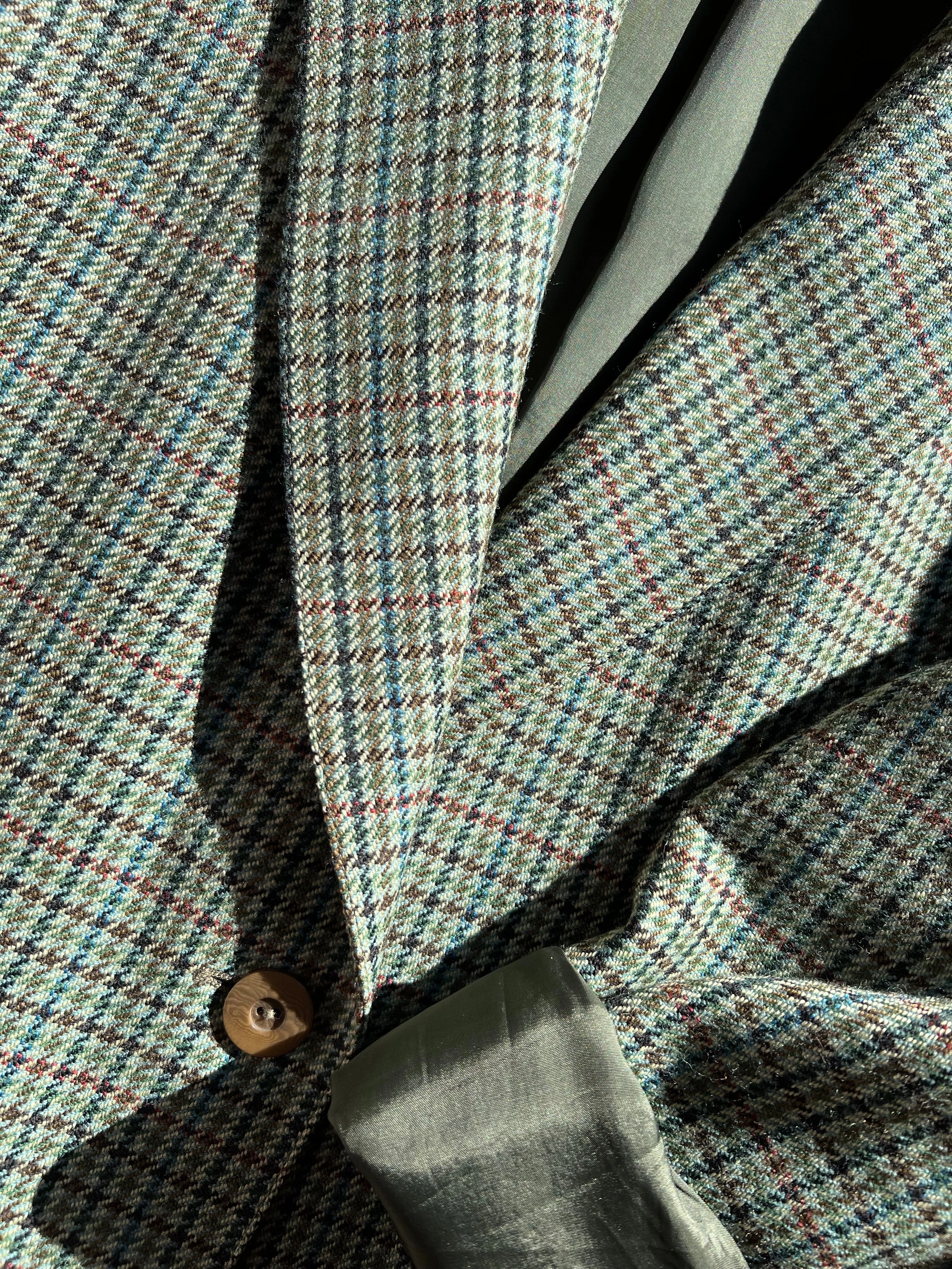 Green Wool Blazer