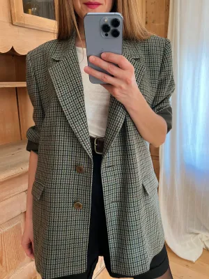 Green Wool Blazer