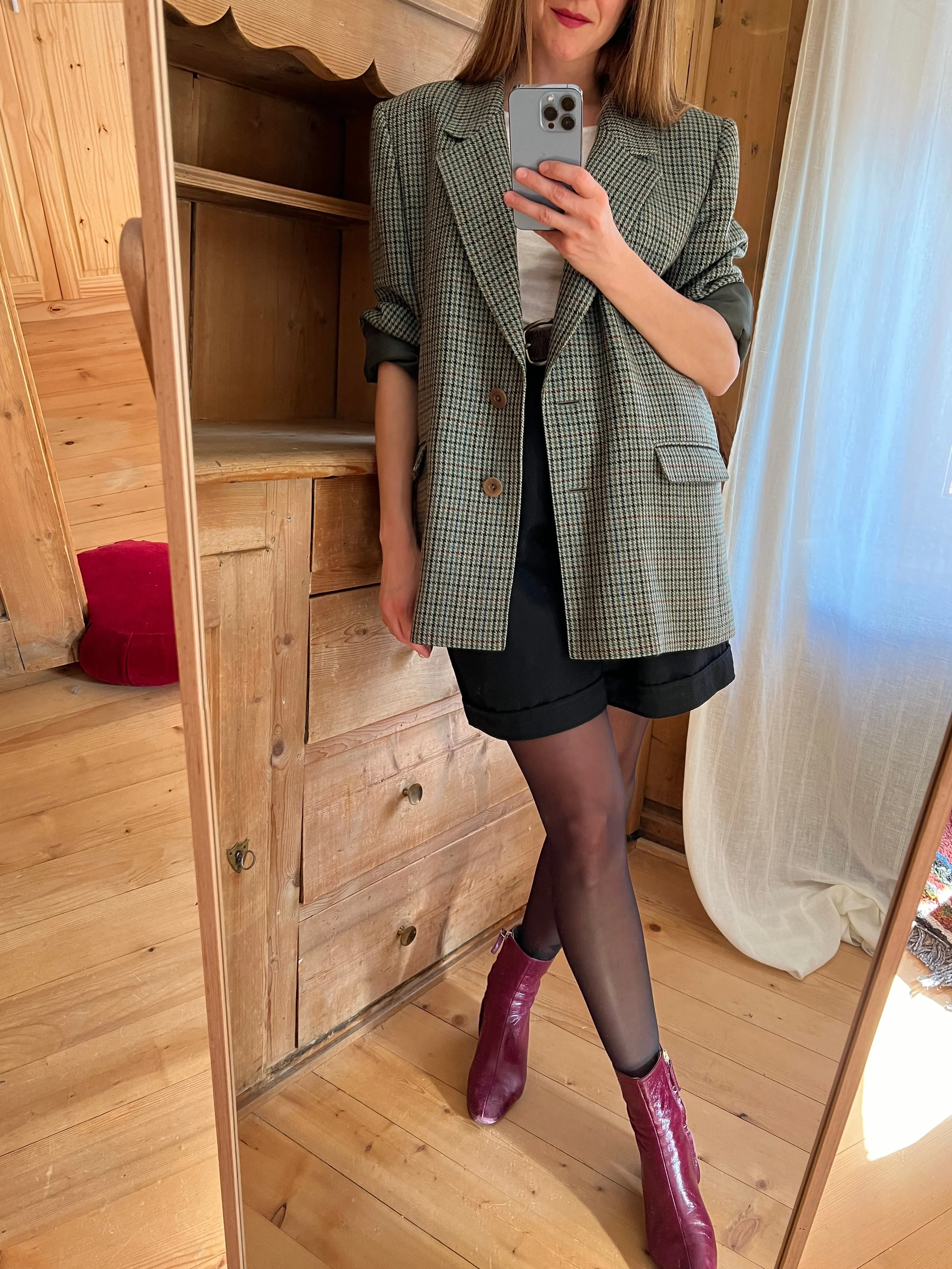 Green Wool Blazer