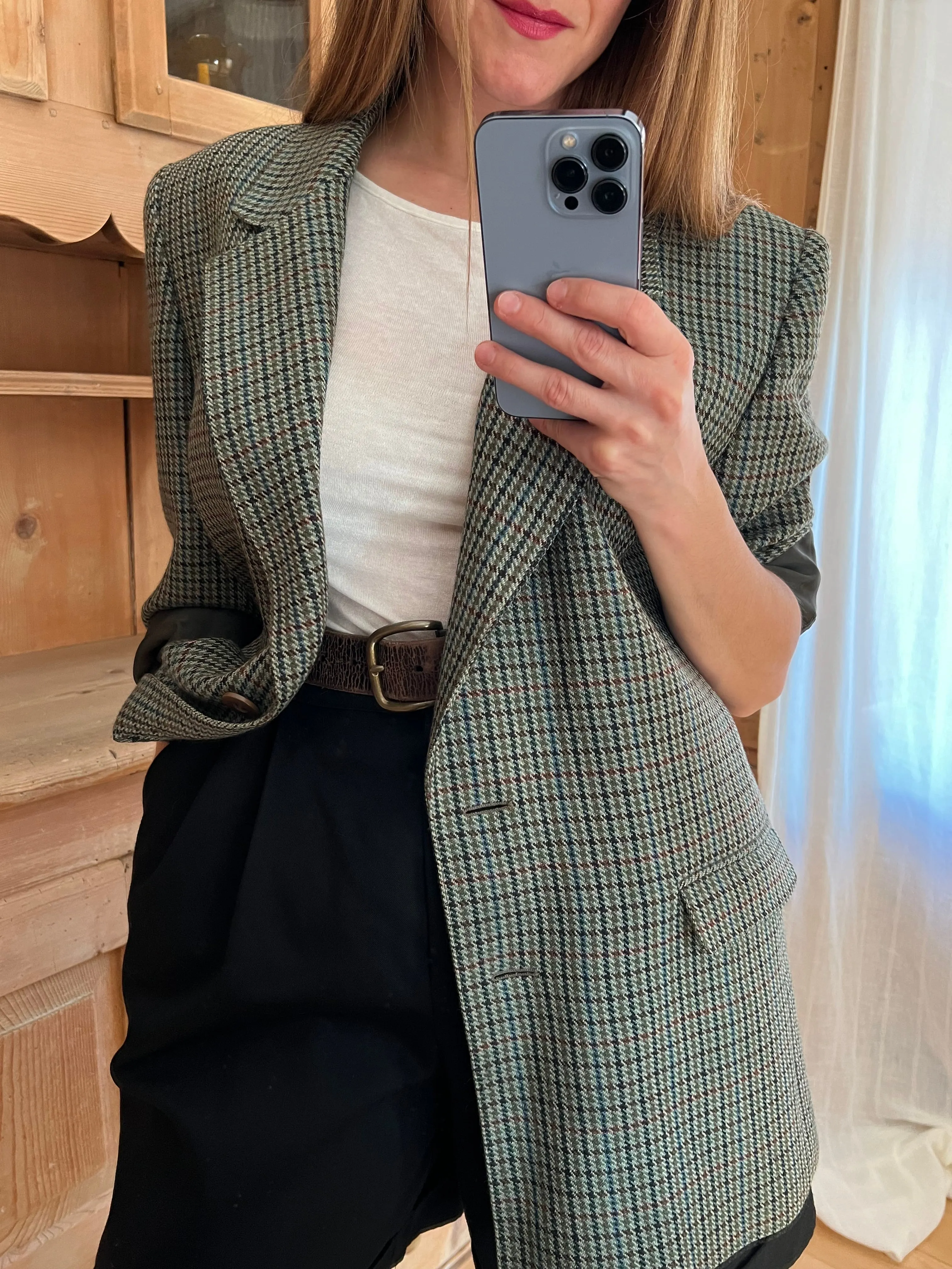 Green Wool Blazer
