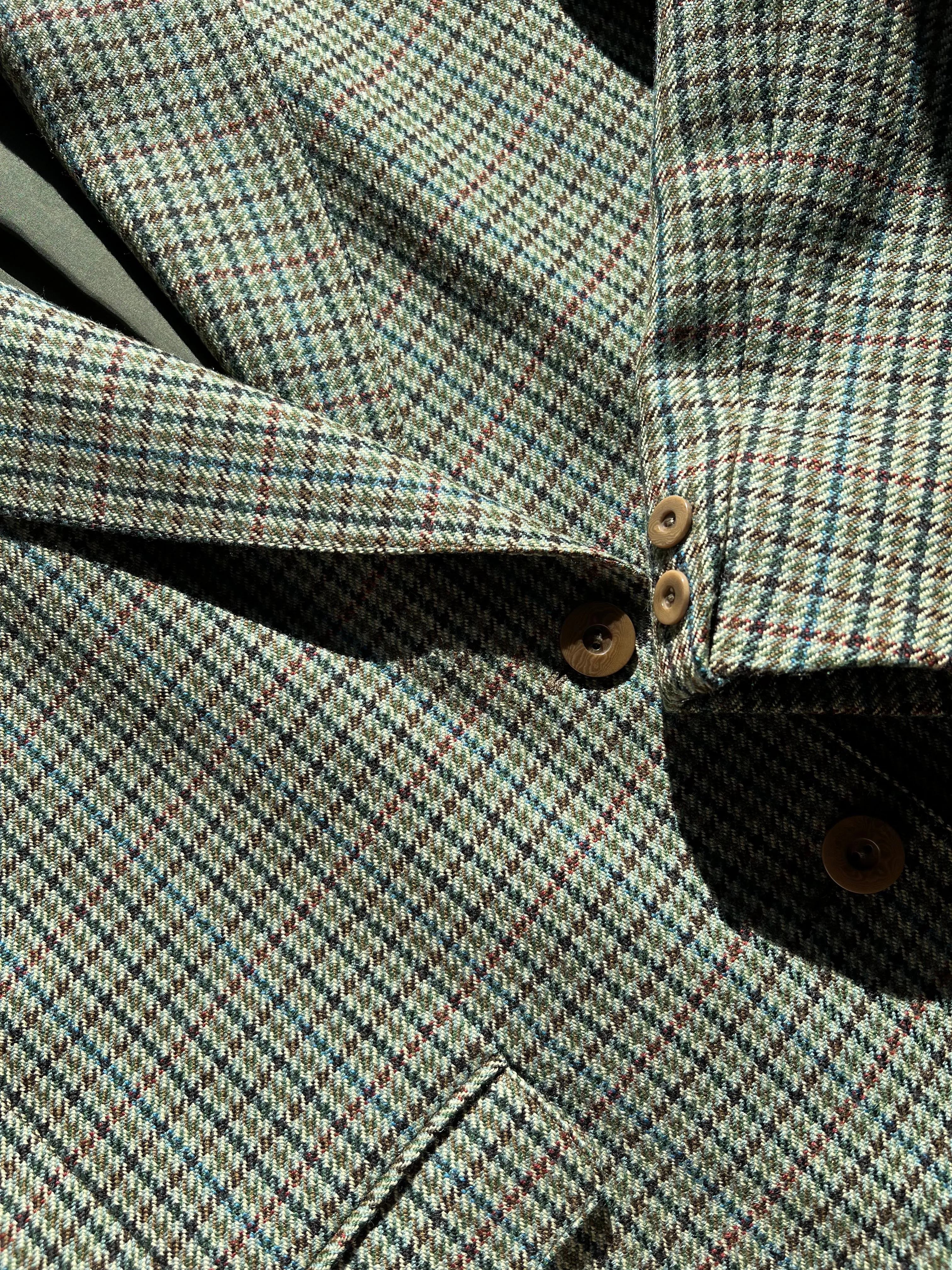 Green Wool Blazer