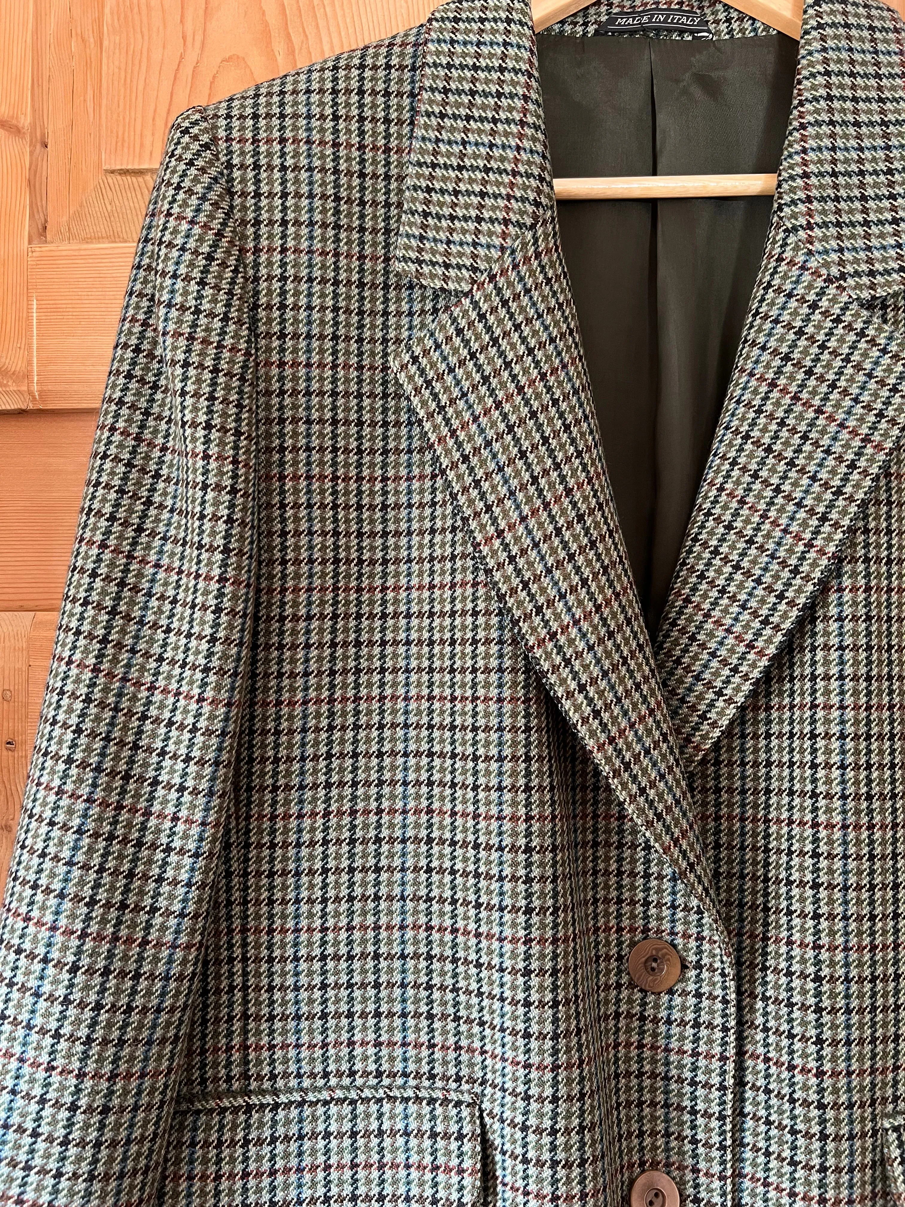 Green Wool Blazer