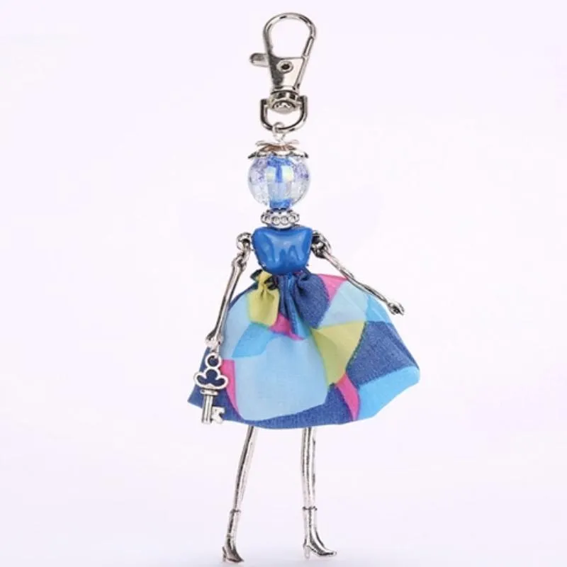Handmade Fashionista Stylish Model Keychain Dolls - Limited Edition