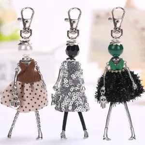Handmade Fashionista Stylish Model Keychain Dolls - Limited Edition