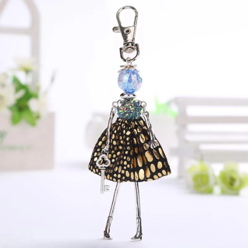 Handmade Fashionista Stylish Model Keychain Dolls - Limited Edition