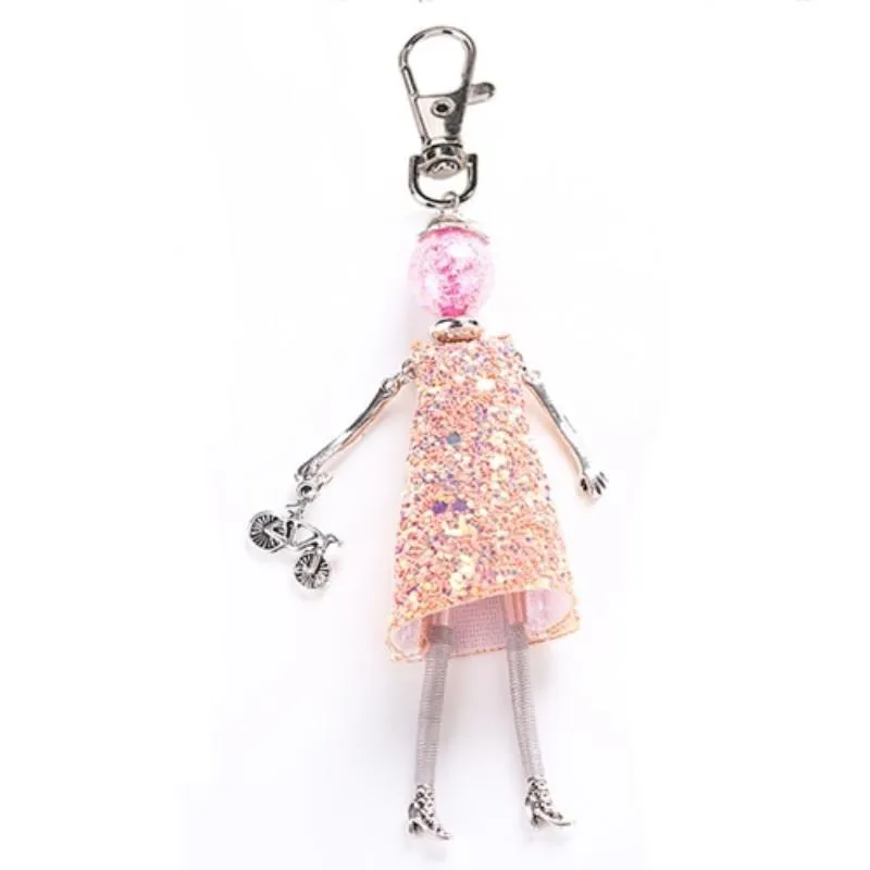 Handmade Fashionista Stylish Model Keychain Dolls - Limited Edition
