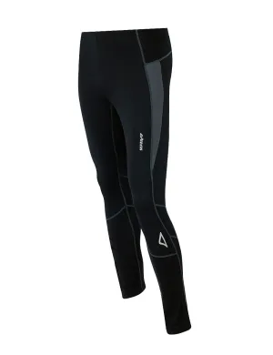 Herren Thermo Fahrradhose Pro T Schwarz-Grau Setprodukt