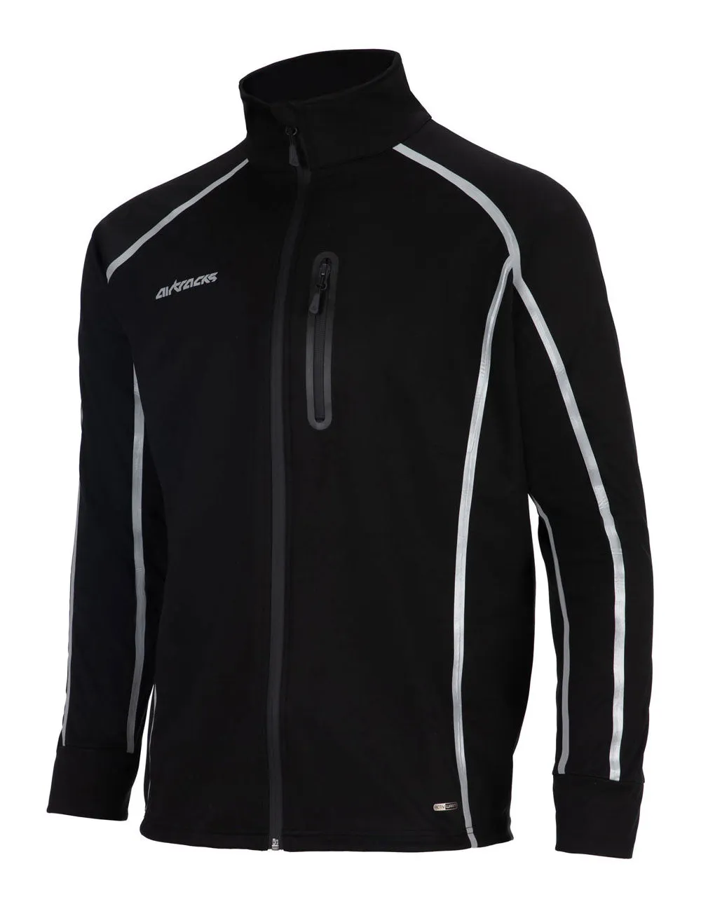 Herren Thermo Fahrradjacke / Laufjacke Air Tech II Schwarz Setprodukt